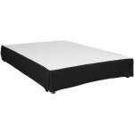 Cache - sommier int�gral noir 140x190 - noir - terre de nuit