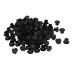 Cache - vis - sourcing map - couvercle  vis - plastique - noir - lot de 100