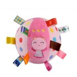 Cadeau de bb fille doux en peluche balle bell ducatifs en crcelle hochet boule sensorielle jouets ...
