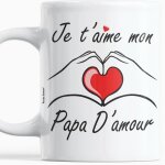 Cadeau fete des peres mug je taime mon papa damour cadeau original anniversaire