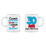 Cadeau humoristique avec mug anniversaire 30 ans (x1) ref / muga03 Cadeau humoristique avec mug anniversaire 30 ans (x1) ref / muga03