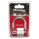 Cadenas � code master lock - pro sport - 59 mm - r�sistant � la d�coupe - couleur al�atoire