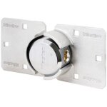 Cadenas pour porte de camionnettes - master lock - 736eurd - cadenas rond + moraillon