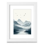 Cadre - hama - chill - blanc - 15 x 20 cm - plastique et verre poli chevalet / suspension