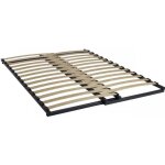 Cadre  lattes extensible pour lit 90x190  160x190 - noir - garantie 5 ans - someo