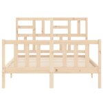 Cadre de lit - salalis - sp0937 - bois massif - petit double - 120 x 190 cm Cadre de lit - salalis - sp0937 - bois massif - petit double - 120 x 190 cm
