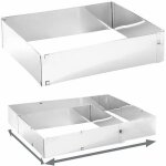 Cadre  ptisserie extensible en acier inoxydable