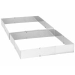 Cadres � p�tisserie - rosenstein & s�hne - extensibles - acier inoxydable - 2 pi�ces - 65 cm de hauteur ...