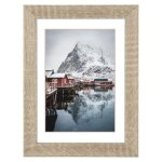 Cadre photo en bois oslo ch�ne 20 x 30 cm