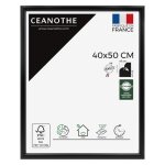 Cadre photo essentiel exposition noir 40x50 cm