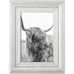 Cadre photo - hama - canuto blanc 10x15 - bois - portrait - qualit� fsc 100 %