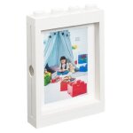 Cadre photo - lego - 268 x 193 cm - polypropyl�ne - blanc - empilable