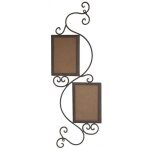 Cadre photo mural - lheritier du temps - 15x21x66cm - fer - marron Cadre photo mural - lheritier du temps - 15x21x66cm - fer - marron