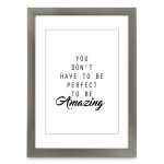 Cadre en plastique chiaro acier 40 x 60 cm