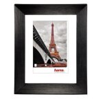 Cadre photo - paris - 40x50 cm - plastique noir - design contemporain - rectangulaire