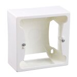 Cadre saillie 80 x 80 x 40 entraxe 60mm - blanc - zenitech