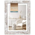 Cadre - zep - vivan 6 - bois massif - 30 x 40 cm - marron stri�