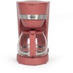 Cafeti�re �lectrique - livoo - dod200rc - 750 w - 125 l - 10 � 12 tasses - rouge chili