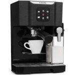 Cafeti�re expresso klarstein bella vita - 14l - 1450w - mousseur de lait - noir