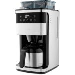 Cafeti�re filtre digitale isotherme avec broyeur - medion - 1000w - 10l - silver