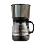 Cafetire filtre - little balance - 10 tasses - noire & inox