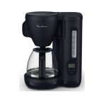 Cafetire filtre - moulinex - morning - 15 tasses - 1000w - programmable - bleu nuit mat