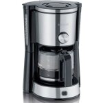 Severin cafetire filtre 10 tasses 1000w inox / noir - ka4825