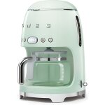 Cafetire filtre smeg dcf02pgeu - vert deau - 10 tasses - 1050w