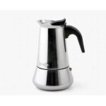 Cafetire italienne - weis - 6 tasses - inox - compatible plaques  induction - anti - gouttes