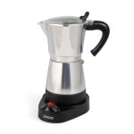Cafetire italienne - livoo - dod117a - lectrique - 6 tasses - acier inoxydable
