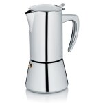 Cafetire italienne - kela - latina - 6 tasses - inox - compatible lave - vaisselle