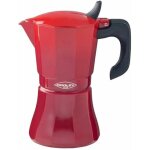 Cafetière italienne - oroley - petra - 6 tasses - rouge - programmable - pression Cafetière italienne - oroley - petra - 6 tasses - rouge - programmable - pression
