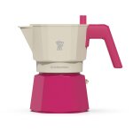 Cafetire italienne - pezzetti - futurexpress - aluminium - 3 tasses - fuschia