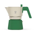 Cafetire italienne - pezzetti - futurexpress - aluminium - 3 tasses - vert