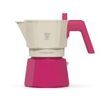 Cafetire italienne - pezzetti - futurexpress - aluminium - 6 tasses - fuschia