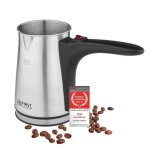 Cafeti�re turque �lectrique - tzs first austria - 800w - acier inoxydable - 350ml - base pivotante 360� ...