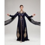 Caftan rim bleu - mrs22 - takchita - femme - adulte