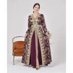 Caftan takchita bleu royal kaftan karakou abaya djellaba