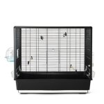 Cage - animal valley - primo 60 - noir - montage facile - pour canaris et oiseaux moyens
