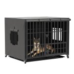 Cage chien xxl sur roulette cage chien intérieur métal grande taille solide caisse chien avec housse ... Cage chien xxl sur roulette cage chien intérieur métal grande taille solide caisse chien avec housse ...