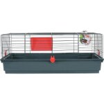 Cage - zolux - classic 100 - rouge - plastique et mtal - 100 cm