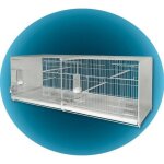 Cage délevage 120 cm bormio blanche pour oiseaux - 2gr blanc Cage délevage 120 cm bormio blanche pour oiseaux - 2gr blanc