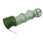 Cage de filet de pche pliable - surenhap - portable anti - rayures - maille en nylon - support robuste ...