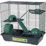 Cage pour rongeurs - zolux - ehop - 3 étages - plastique recyclé - 51x27x48cm Cage pour rongeurs - zolux - ehop - 3 étages - plastique recyclé - 51x27x48cm