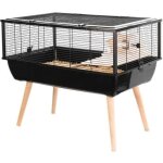 Cage - zolux - neo nigha - noir - 78x48x36 cm - pour petits rongeurs
