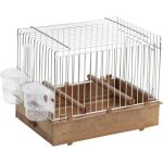 Cage dexposition oiseaux de chant - 2gr marron Cage dexposition oiseaux de chant - 2gr marron