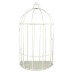 M�gacr�a diy - cage � oiseau d�corative en m�tal 30 x 18 x 12 cm
