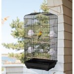 Cage � oiseau xuanyu cage � rongeurs gabbia baldo 46 * 35. 6 * 99cm - noir - moyen - ext�rieur - oiseau ...