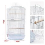 Cage pour oiseaux xuanyu - taille xl100 cm - blanc Cage pour oiseaux xuanyu - taille xl100 cm - blanc