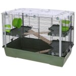 Cage petits rongeurs lapins - cochons dinde - 79 * 45 * 60 cm - eva 23 - kerbl